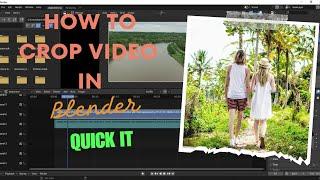 How to crop a video in Blender