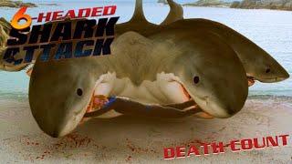 6-Headed Shark Attack (2018) Death Count #sharkweek