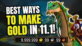 Best Ways To Make Gold In Patch 11.1! Make MILLIONS w/ These Goldfarms! WoW TWW Goldmaking Guide