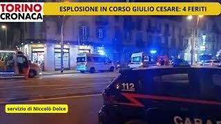 Esplosione in corso Giulio Cesare a Torino. Quattro ustionati