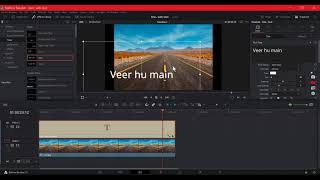 How to move text in DaVinci Resolve 17 |In Hindi | Veer Ki Tech Duniya..