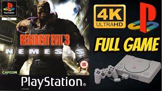 Resident Evil 3: Nemesis | PS1 | 4K60ᶠᵖˢ UHD| Longplay Walkthrough Playthrough Full Movie Game