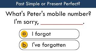 Past Simple or Present Perfect?