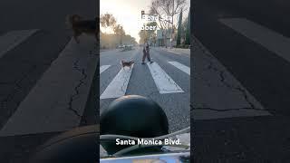 Yamaha Road Star, bobber. Santa Monica Blvd.