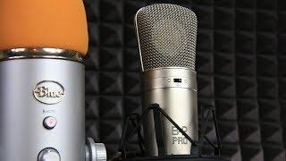 Behringer B2 Pro xlr mic vs Blue Yeti usb microphone test