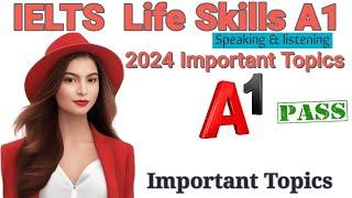 Life Skills A1 IELTS UKVI Spouse Visa Test || Full Mock Test || A1 Speaking and listening test 2024