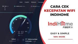 Cara cek kecepatan wifi indihome | tes kecepatan wifi di hp