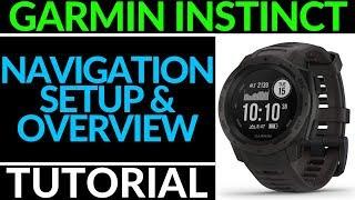 Navigation Setup and Overview - Garmin Instinct Tutorial