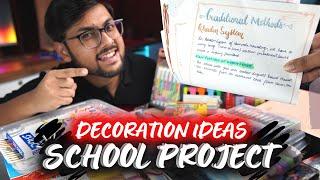 Decoration Ideas for School Project | Borders |Headings | Drawings | Graphs & More | Student Yard 