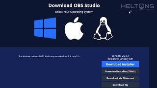 How to Download and Install OBS Studio In Windows 10