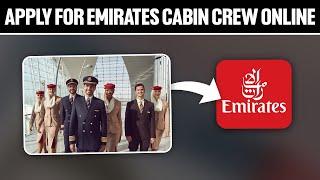 How To Apply For Emirates Cabin Crew Online 2024! (Full Tutorial)