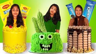 SANDWICH CAKE MAKING CHALLENGE  | OREO CAKE മുതൽ കൈപ്പ CAKE വരെ ഉണ്ടാക്കി | PULLOTHI