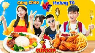 Đại Chiến Nấu Ăn Công Chúa Vs Hoàng Tử  Min Min TV Minh Khoa