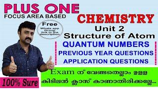 Quantum Numbers l Plus One Chemistry Focus Area l Very Important
