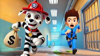 MARSHALL Escape From JAIL With MoneyVerry Funny Story | Paw Patrol Ultimate Rescue | Full Episodes