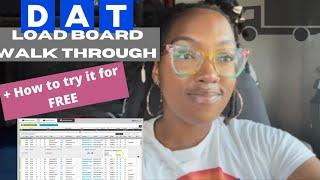 #FreightDispatching | How To Find Loads! (Using DAT Load Board)| Walkthrough #homebasedbusiness