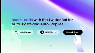 How to use ShillBot x AI for Twitter | Auto-Reply, Auto-Mention, Auto-Reach Specific Users