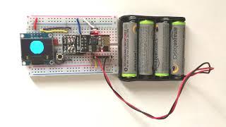 MicroPython ESP-01 "0.96" OLED display test