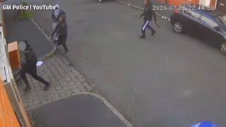 CCTV of #TCG members Deco , Rozay , RD & YK chasing and k*lling #RCG Sqweezo 