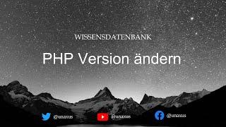 PHP Version ändern