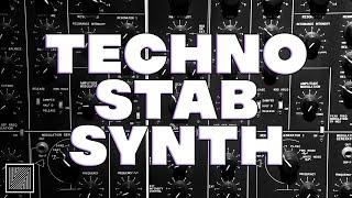 Easy way to make Techno Stab Synth #shorts