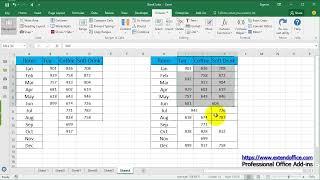 How to remove or split all merged cells in Excel