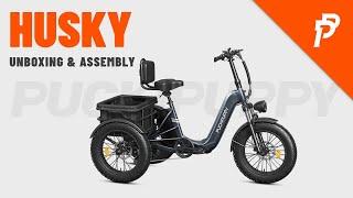 Unbox and assemble Puckipuppy Husky (Foldable cargo trike e-bike)