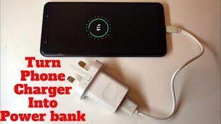 How to make a power bank using old mobile phone charger homemade