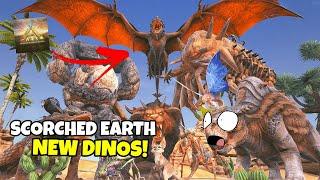 All New UPCOMING DINOS! in ARK MOBILE Scorched Earth MAP! - Ark Mobile Update