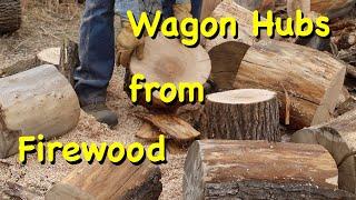 Some Firewood Produces Excellent Wagon Hubs | Engels Coach Shop