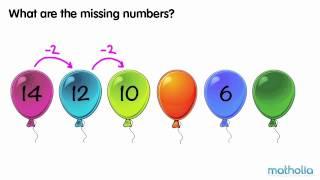 Number Patterns - Identifying Missing Numbers