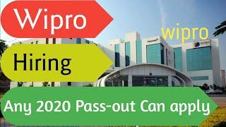 Wipro Hiring 2020 | OffCampus Drive | Wipro Recruitment For Freshers | edu vaani