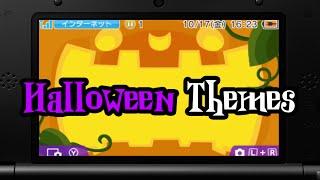 New Halloween Menu Themes for Nintendo 3DS!