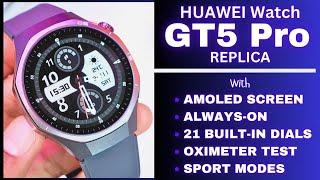 This Huawei Watch GT5 Pro Replica Will SURPRISE You | HT32 Smartwatch Review