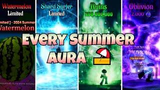 Sols RNG┃EVERY Summer Aura ️ & How to Get Them┃UPD 8.5