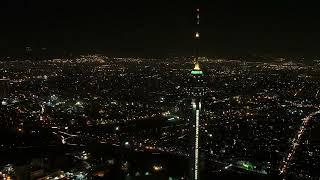 Tehran milad tower night hyperlapse using mavic air 2 drone