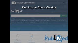 PubMed: Find Articles from a Citation