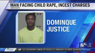 Man facing child rape, incest charges