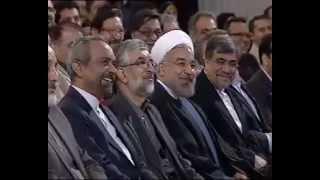پا کردن توکفش رئیس جمهور روحانی با طنز