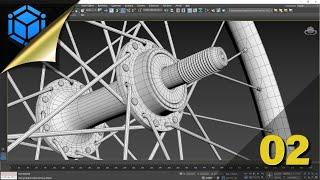 Como Modelar Roda de Bicicleta 3D no 3ds Max - Parte 02