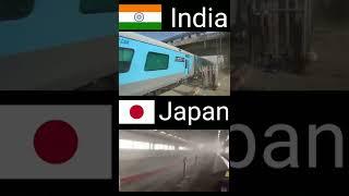India Vs Japan Highest Speed train #shorts #youtubeshorts #trending #viral #Rajdeepknowledgehub