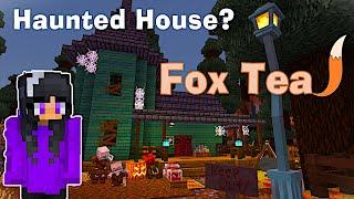 Fox Tea 04: Building a Spooky Cozy Haunted House in Minecraft