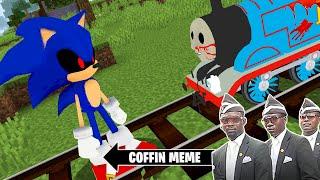 Sonic.exe vs Thomas the Tank Engine.exe in Minecraft - Coffin Meme