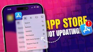 How to Fix iPhone App Store not Updating Applications | Cannot Update Apps on iPhone