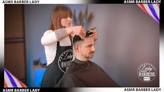  Men's ASMR Haircut?! Yes, Our Lady Barber Can Do That Too