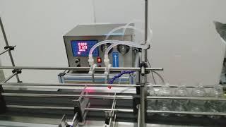 Sinparto fully automatic magnetic pump acetone filler linear solvent filling machine