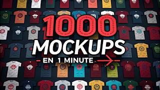 THE SECRET METHOD To Create 1000+ Mockups in 1 MINUTE! (Complete Tutorial)