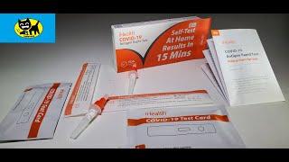 iHealth COVID-19 Antigen Rapid Test, 2 per Pack, Self Test, Results in 15 Min Warning: Kinda Gross!