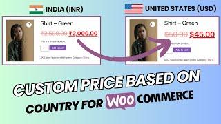 How to display Product price base on country in WooCommerce in Hindi | Learn2Smart