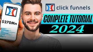 Clickfunnels 2.0 Tutorial for Beginners 2024 (Step By Step)